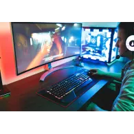 SureFire Silent Flight 680 Mouse pad pentru jocuri Negru, Roşu