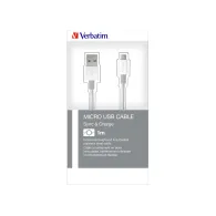 Verbatim 48862 cabluri USB 1 m USB A Micro-USB A Argint
