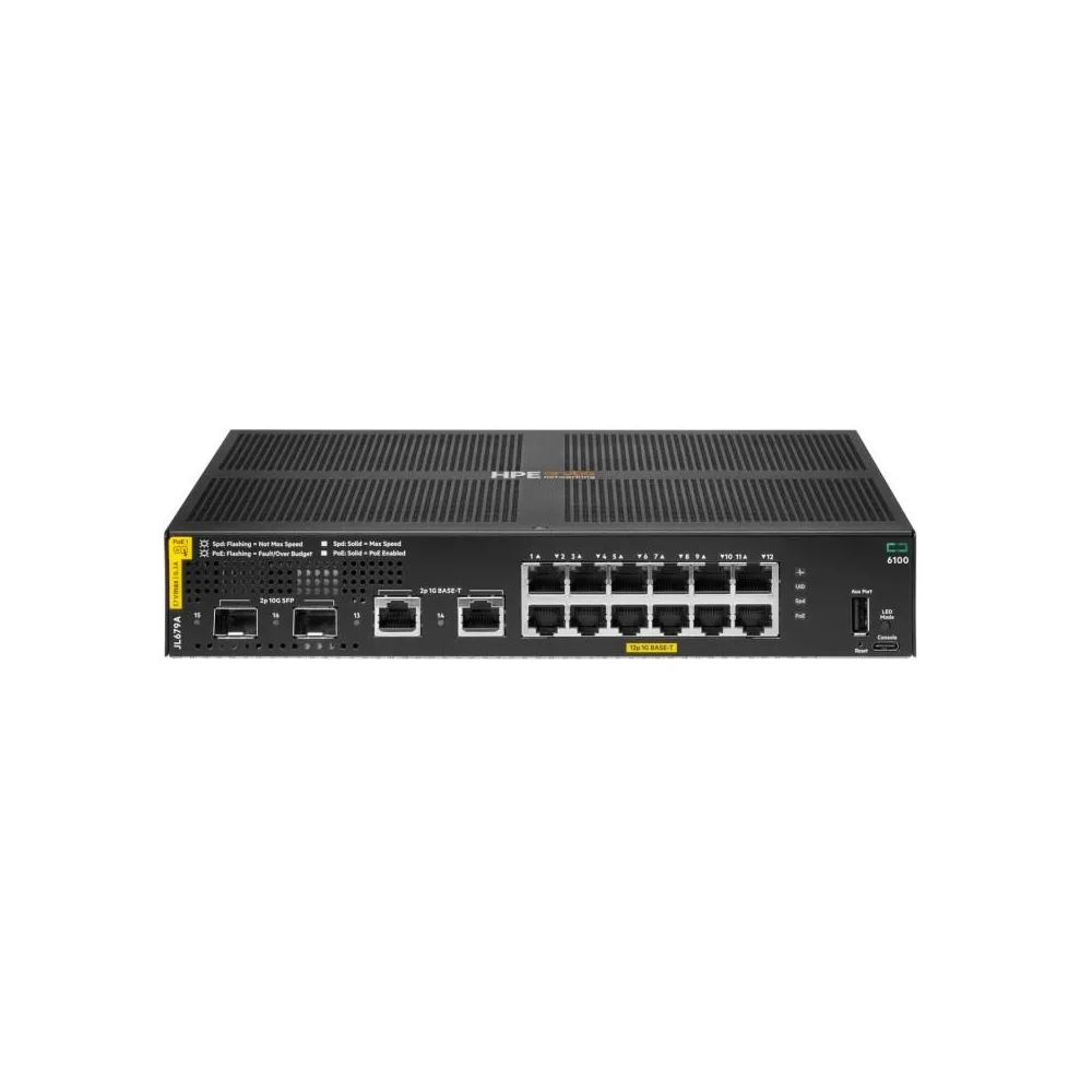 Aruba 6100 12g cl4 2sfp+ 139w swch