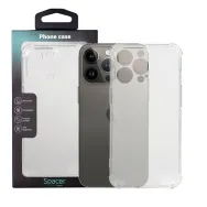 Husa smartphone spacer pentru iphone 13 pro max grosime 1.5mm protectie suplimentara antisoc la colturi material flexibil tpu