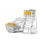 Mufa rj-45 ugreen nw120  pt. cablu utp cat6 rj-45 (t) plastic unshielded 50 buc 50962 - 6957303859627