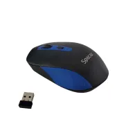 Mouse Spacer SPMO-WS01-BKBL, optic, USB Wireless, 1600dpi, Black-Blue
