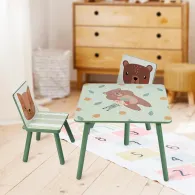 Set 2 scaune +birou green forest