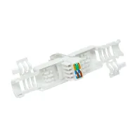 Mufa logilink rj45 pt. cablu utp cat.6a modulara alb mp0028