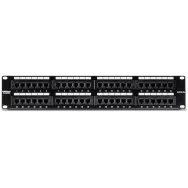 Patch panel 48 porturi rj45 utp 19' cat5/5e - tren