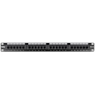 Patch panel 24 porturi rj45 utp 19' cat5/5e - tren