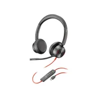 Hp poly blackwire 8225 stereo usb-c headset +usb-c/a adapter