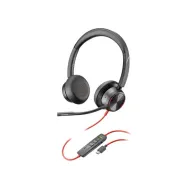 Hp poly blackwire 8225 stereo usb-c headset +usb-c/a adapter