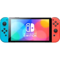 Nintendo switch oled neon blue & red