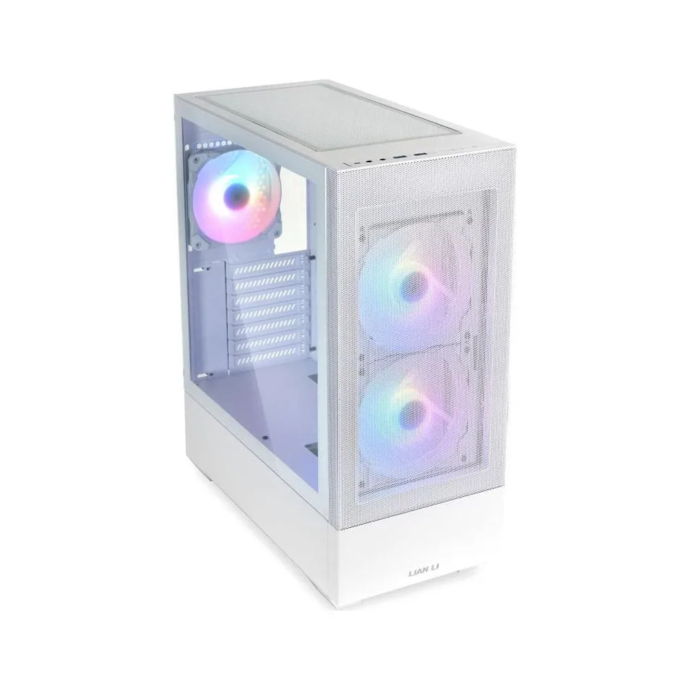 Carcasa pc lian li lancool 205 mesh c mid-tower white