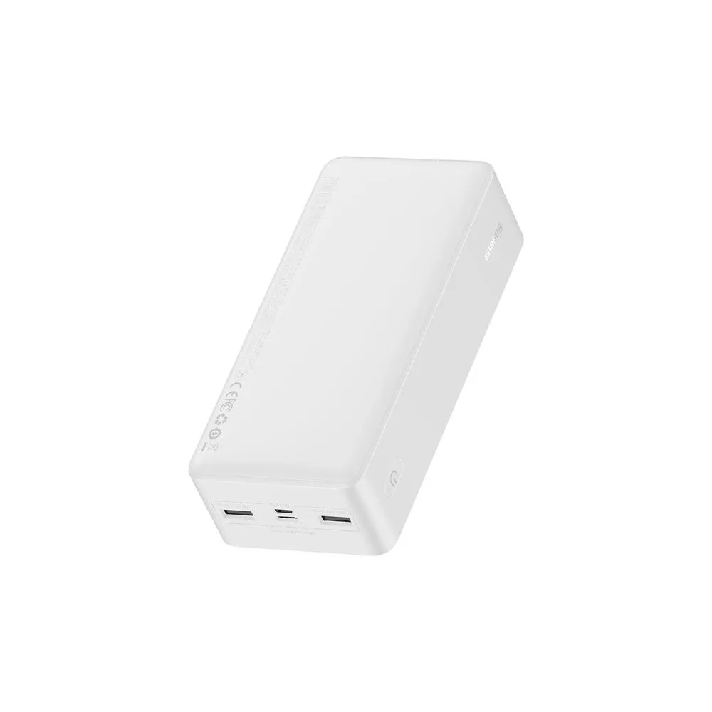 Power bank baseus bipow digital display 30000mah pd 15w 2 x usb 1 x usb type-c 1 x micro usb digital display pt. status bater