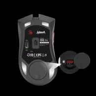Mouse A4tech R90 Plus Naraka, Optic, USB Wireless, 5000dpi, alb