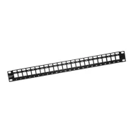 Patch panel 24 porturi blank keystone 1u - trendne