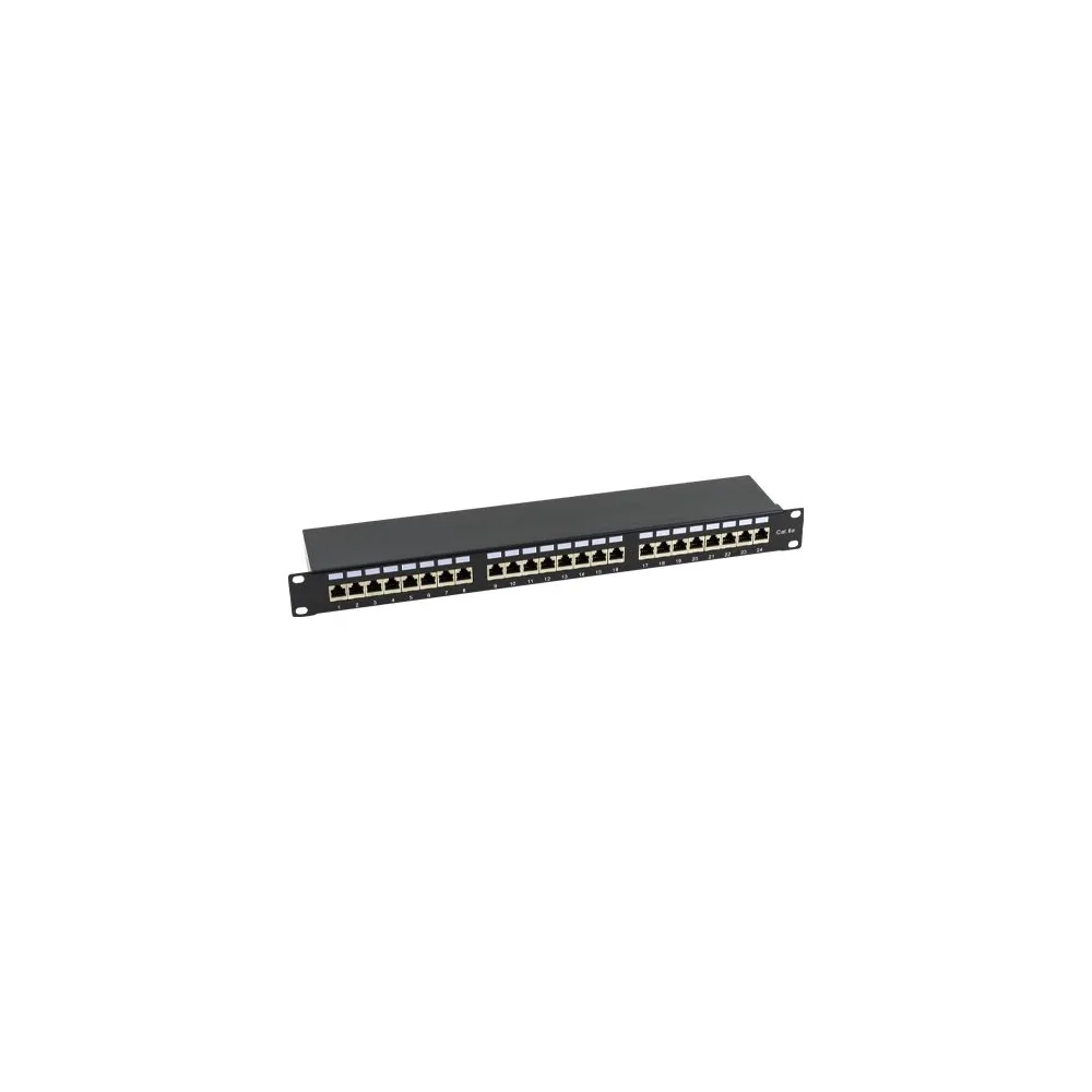Patch panel 1u ftp cat6a 24 porturi rj45 - asytech