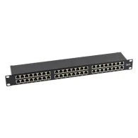 Patch panel 2u ftp cat6 48 porturi rj45 - asytech