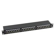 Patch panel 1u ftp cat6 24 porturi rj45 - asytech