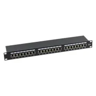 Patch panel 1u ftp cat5e 24 porturi rj45 - asytech