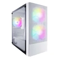 Case x4-m(m-atx)  white front panel:metal mesh cover left side panel:tempered