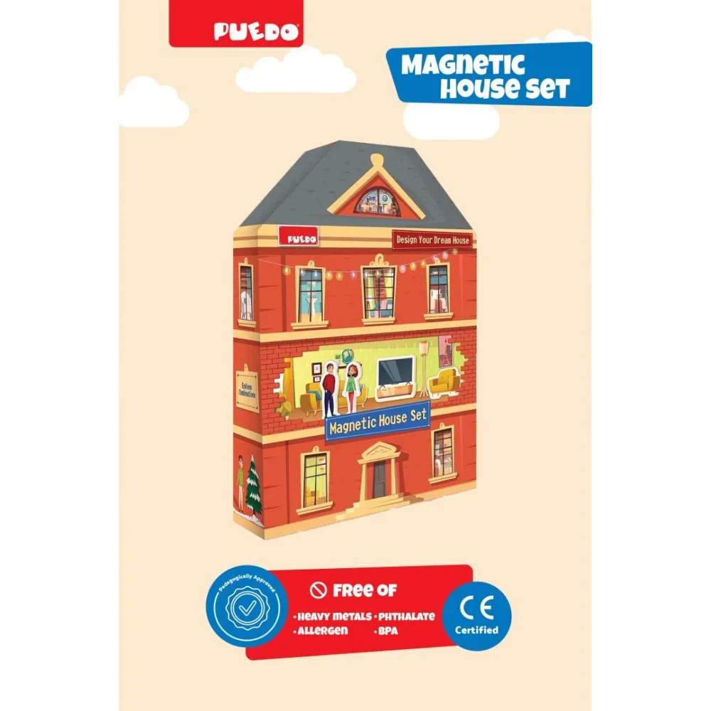 Joc magnetic-construieste-ti casa