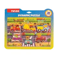 Puzzle trafic 17 piese
