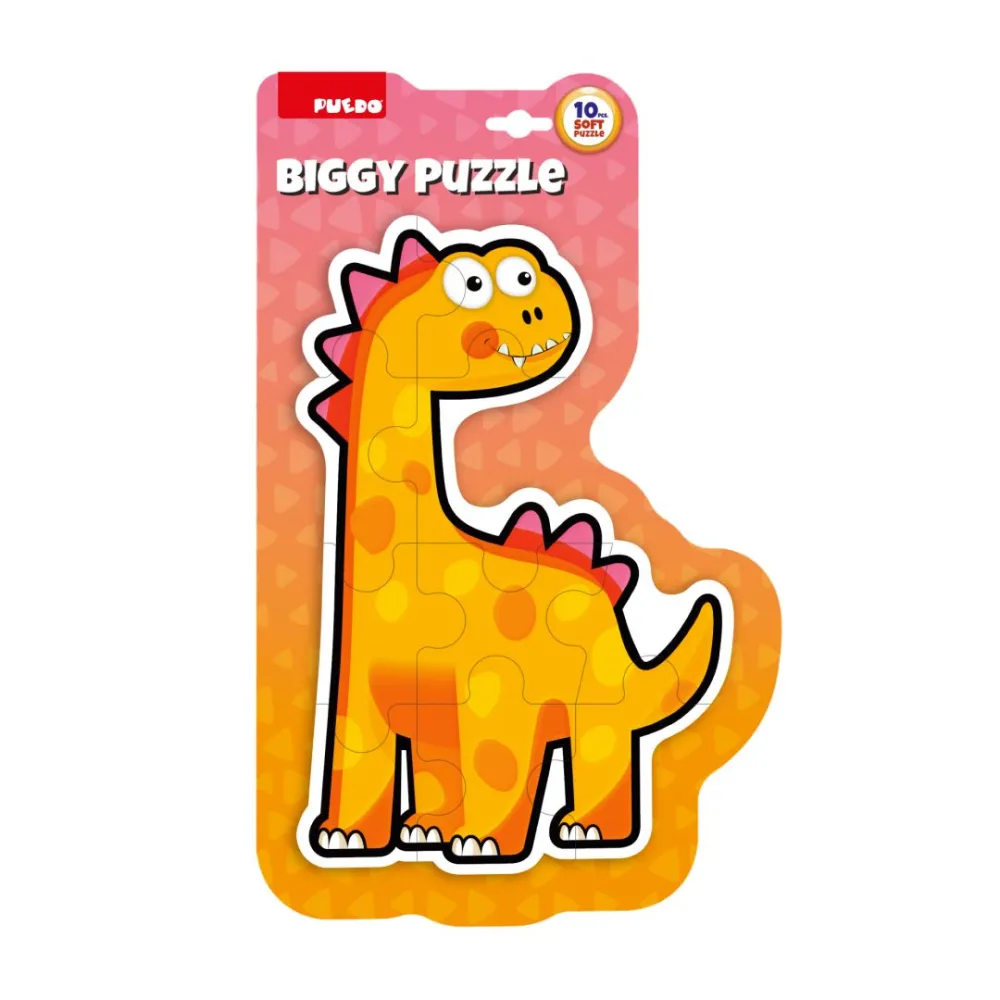 Puzzle maxi 10 piese- portocaliu