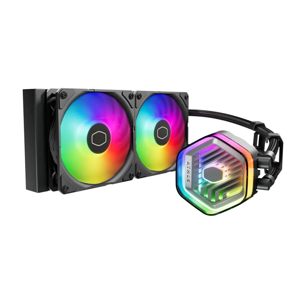 Cooler master water cooling masterliquid 240 atmos rgb
