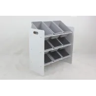 Raft depozitare cu 9 cosuri colorate