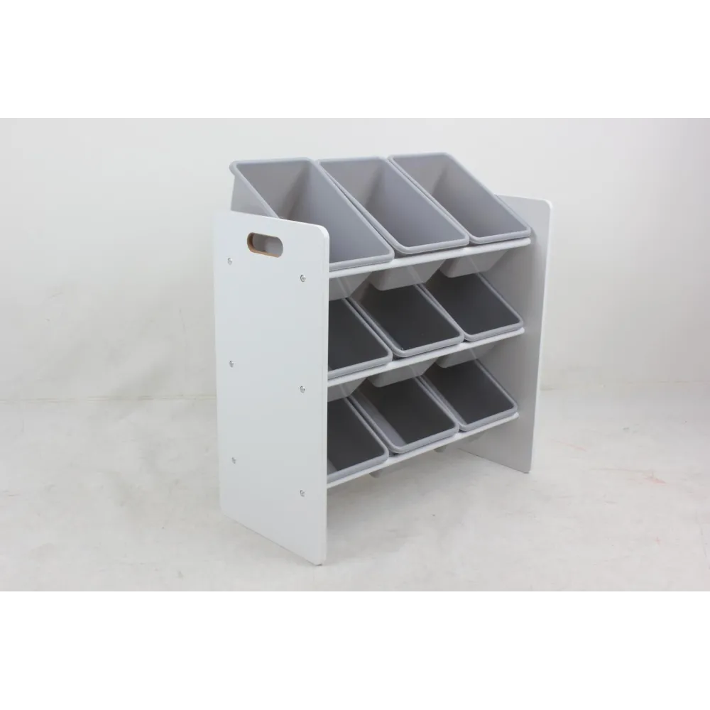 Raft depozitare cu 9 cosuri colorate