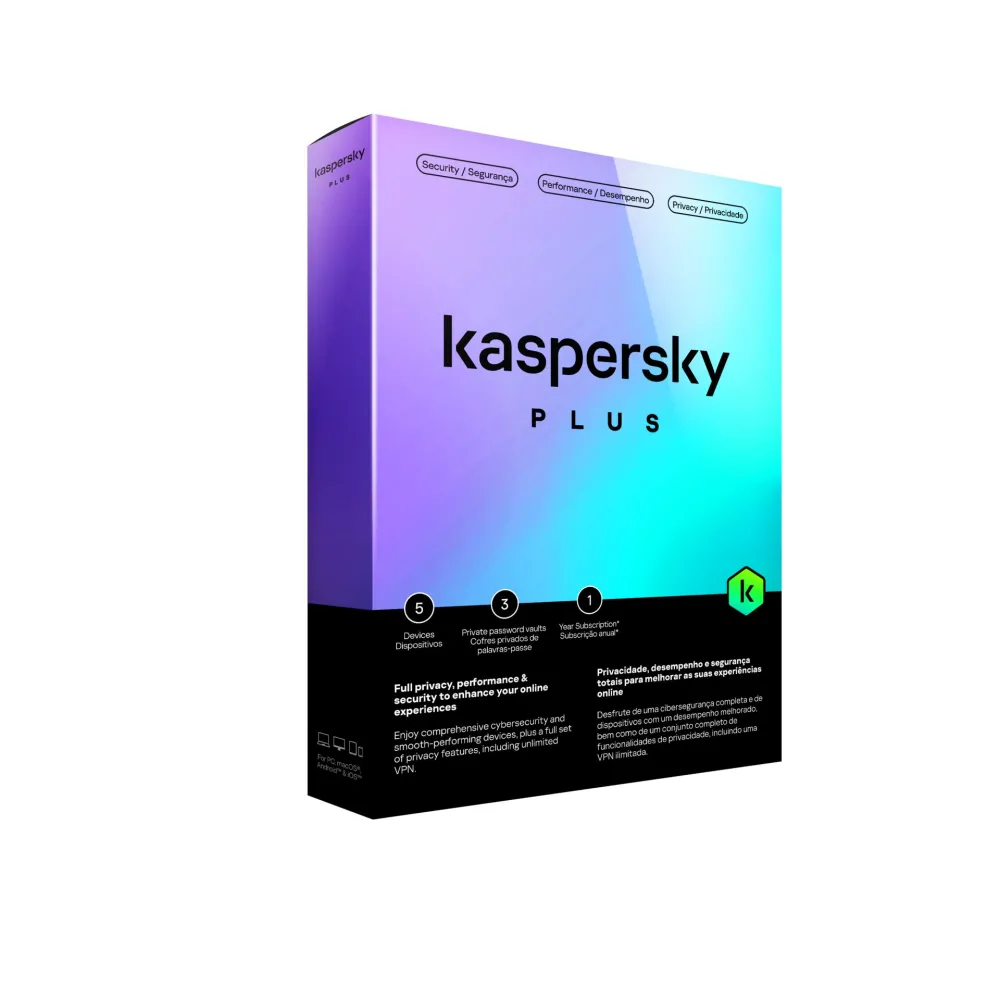 Kaspersky plus eastern europe  edition. 10-device 1 year base download pack
