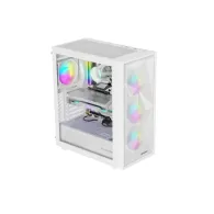 Natec genesis pc case diaxid 605 white argb