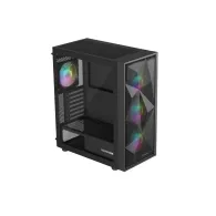 Natec genesis pc case diaxid 605 black argb