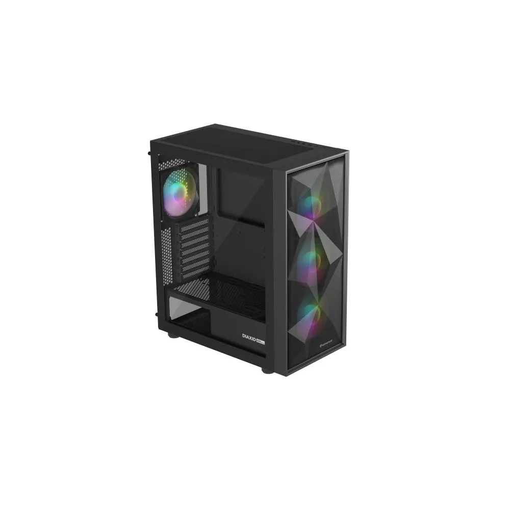 Natec genesis pc case diaxid 605 black argb