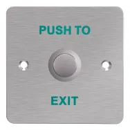 Buton iesire montaj ingropat panou frontal alumini