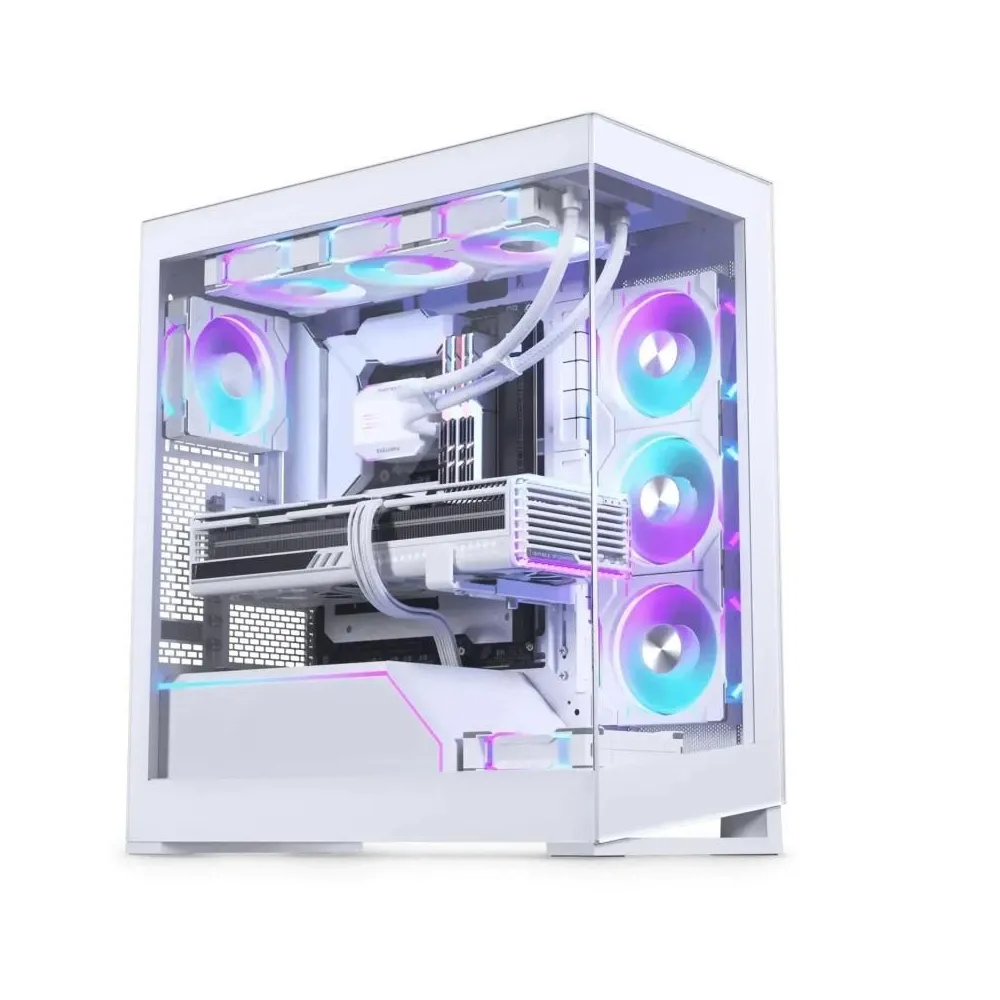 Carcasa phanteks nv5 mk2 mid tower argb alb tempered glass