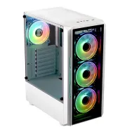 Carcasa pro gaming bastion mid tower argb dimensiuni 330x200x440mm atx