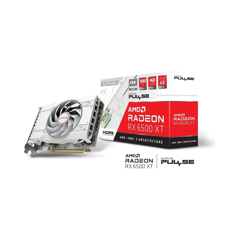 Placa video amd sapphire radeon rx 6500 xt oc pulse