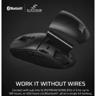 Mouse Corsair M55, Optic, USB Wireless/Bluetooth, 24000dpi, Black