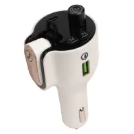 Modulator auto fm spacer cu casca bluetooth 5.0 1xusb qc3.0