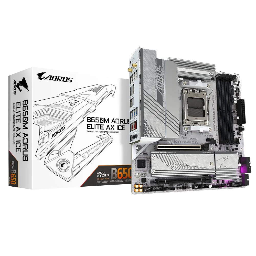 Gigabyte b650m a elite ax ice
