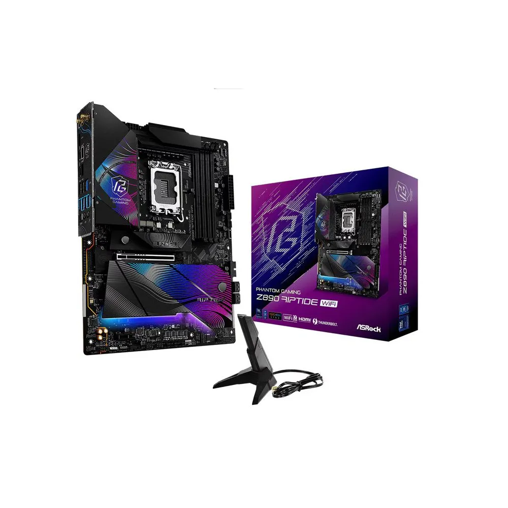 Placa de baza asrock phantom gaming z890 riptide wifi lga1851