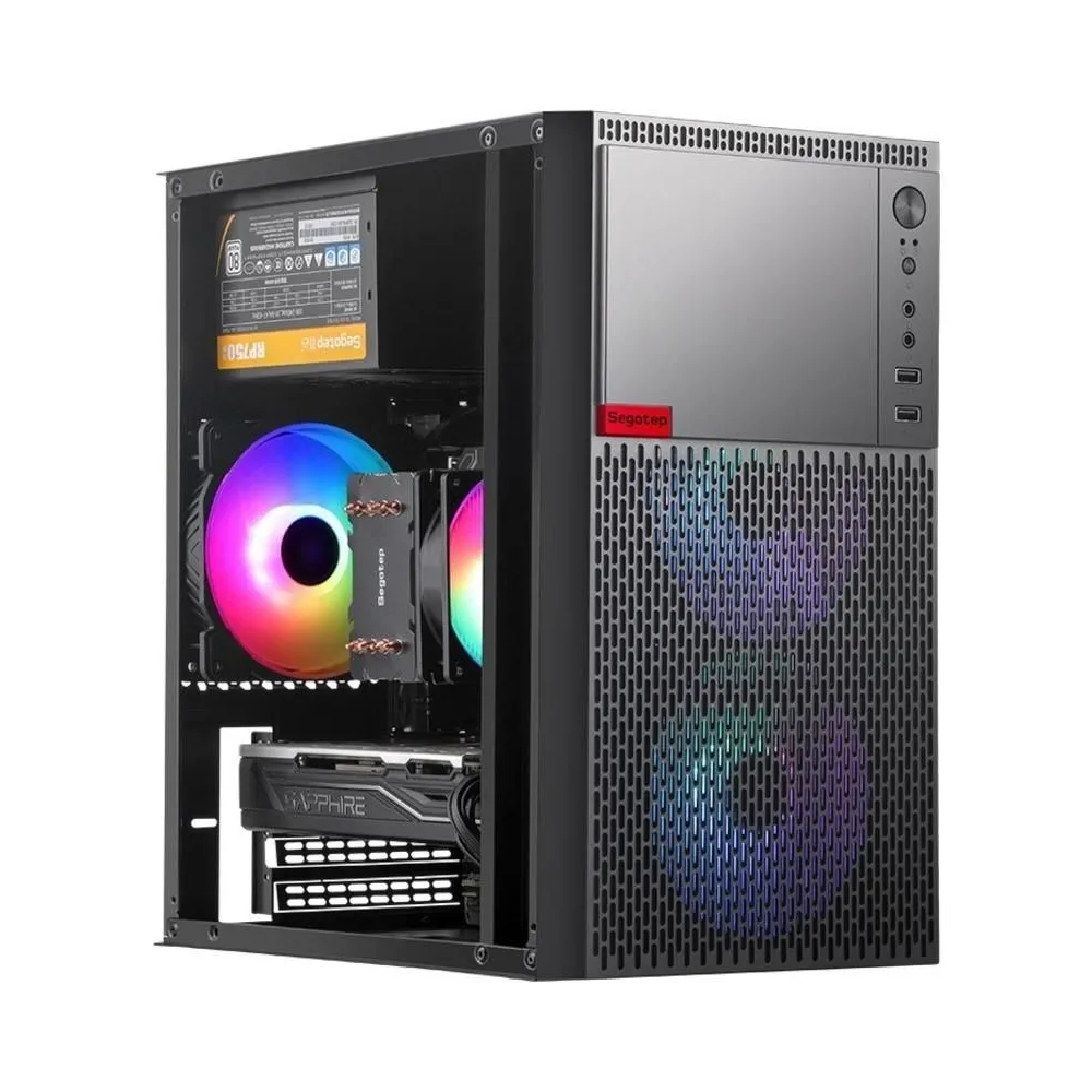 Carcasa segotep knight w3 neagra cu sursa de 500w secc