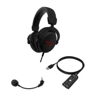 HP 4P4F2AA cască audio & cască cu microfon Căști Prin cablu Bandă de fixare pe cap Gaming USB Tip-A Negru Hp - 1