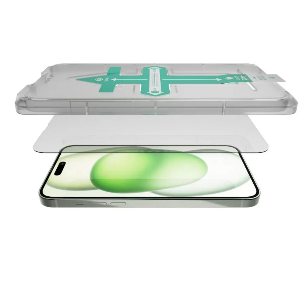Tempered glass screen protector for iphone 15
