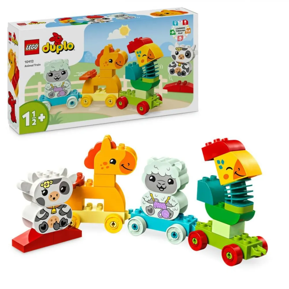 Lego® duplo®  tren cu animale 10412