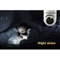 Gembird smart rotating wifi camera 1080p white