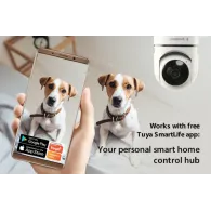 Gembird smart rotating wifi camera 1080p white