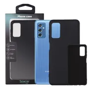 Husa smartphone spacer pentru samsung galaxy m52 5g grosime 2mm material flexibil silicon + interior cu microfibra negru sppc