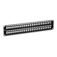 Patch panel 48 porturi blank keystone 2u - trendne