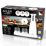 Set 3 rasnite condimente ad 4449w alb adler