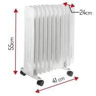Radiator ulei 9 elementi 2000w ad 7816 adler